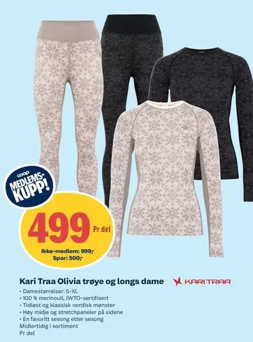 Olivia - trøye og longs dame