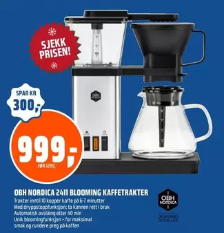 2411 BLOOMING KAFFETRAKTER