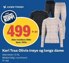 Olivia - trøye og longs dame