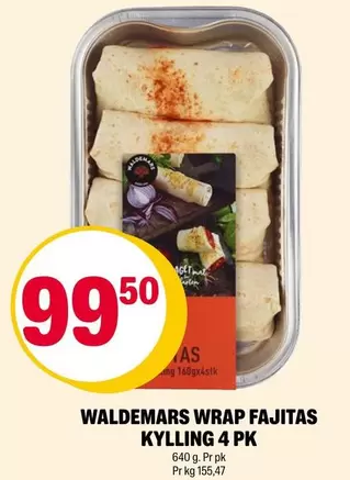 As - WRAP FAJITAS KYLLING 4 PK