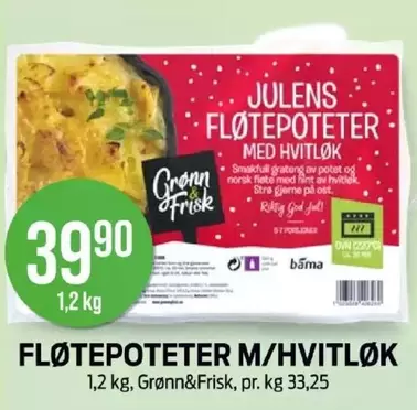 Norsk - FLØTEPOTETER M/HVITLØK