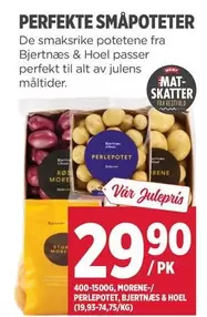 Mat - SMÅPOTETER