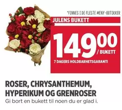 Roser - JULENS BUKETT