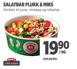 SALATBAR PLUKK & MIKS