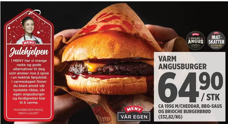 Mat - VARM ANGUSBURGER