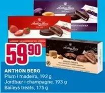 Madeira - Plum i madeira, Jordbær i champagne, Baileys treats