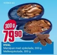 Marsipan med sjokolade, Melkesjokolade