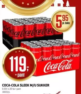 Coca Cola - SLEEK M/U SUKKER
