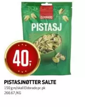 PISTASJNØTTER SALTE