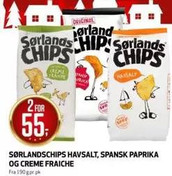 HAVSALT, SPANSK PAPRIKA OG CREME FRAICHE
