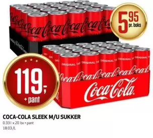 Coca Cola - SLEEK M/U SUKKER