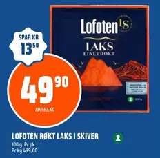 RØKT LAKS I SKIVER