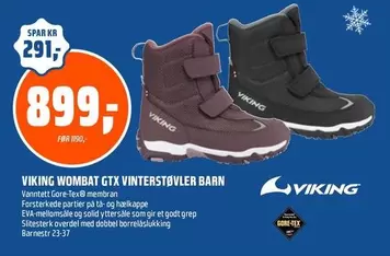 Viking - WOMBAT GTX VINTERSTØVLER BARN