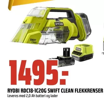 Ryobi - RDC18-1C20G SWIFT CLEAN FLEKKRENSER