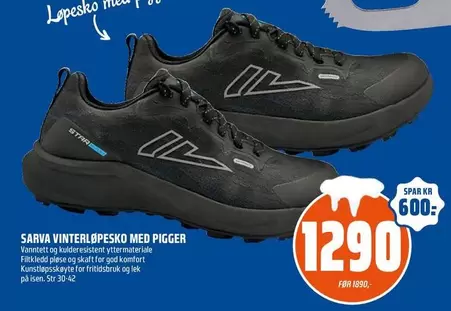 Star - VINTERLØPESKO MED PIGGER