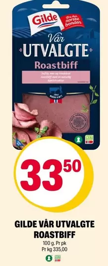 Over - VÅR UTVALGTE ROASTBIFF