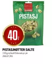 PISTASJNØTTER SALTE