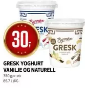 GRESK YOGHURT