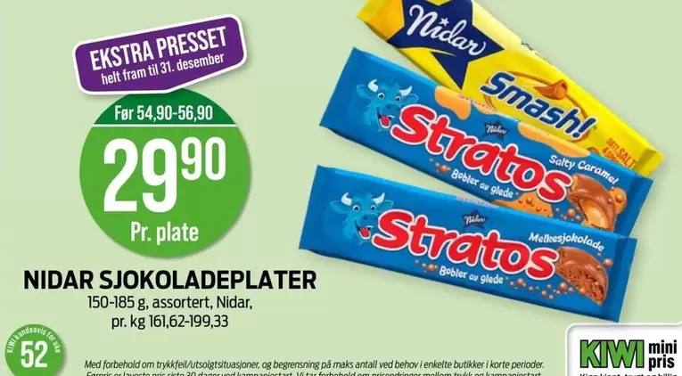 Fram - SJOKOLADEPLATER