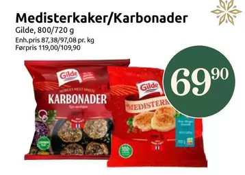 Medisterkaker/Karbonader