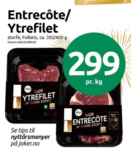 Norsk - Entrecôte/Ytrefilet