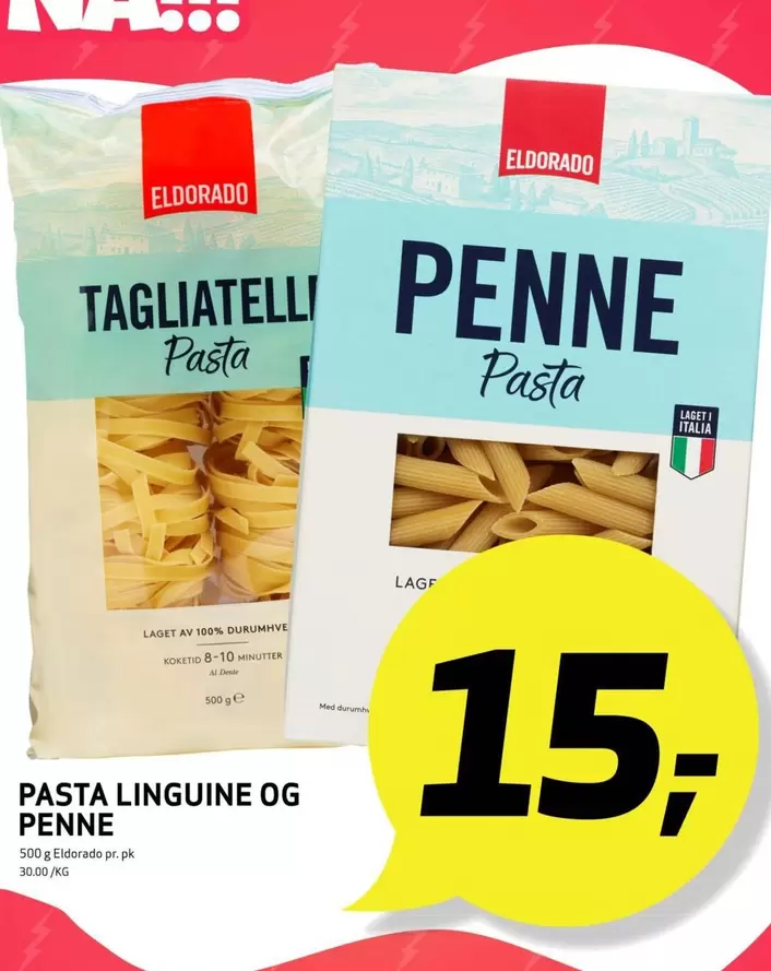 PASTA LINGUINE OG PENNE