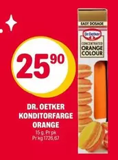 Orange - KONDITORFARGE ORANGE