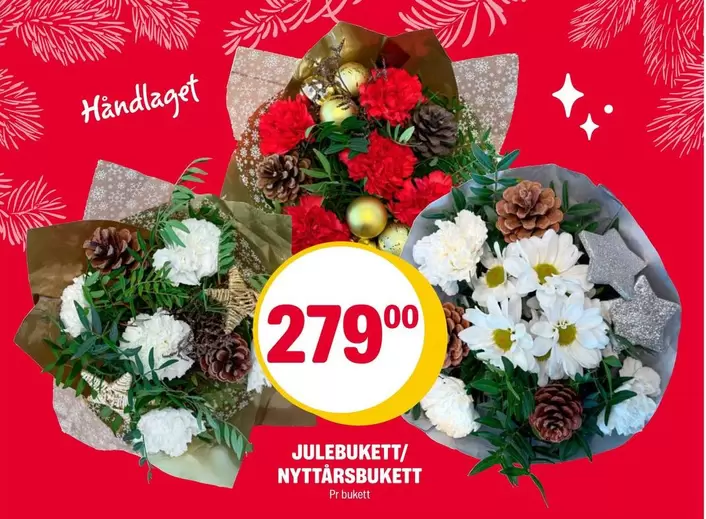 JULEBUKETT/ NYTTÅRSBUKETT