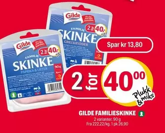 Extra - FAMILIESKINKE