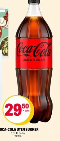 Coca Cola - UTEN SUKKER