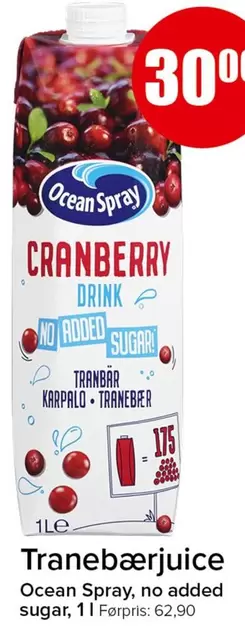 Ocean - Tranebærjuice