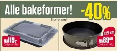 Alle bakeformer!