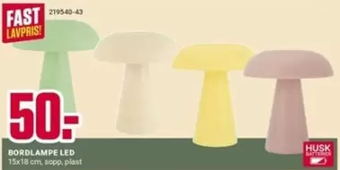 Fast - BORDLAMPE LED