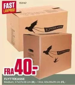Fast - FLYTTEKASSE