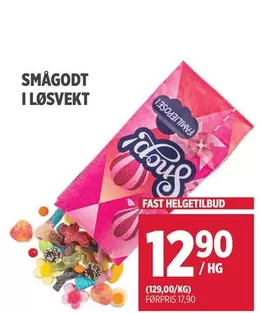 Fast - SMÅGODT I LØSVEKT