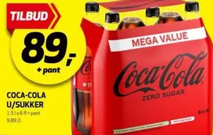 Mega - COCA-COLA U/SUKKER