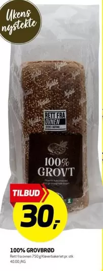 100% GROVBRØD