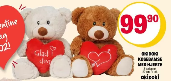 Kosebamse med hjerte