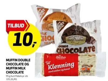 MUFFIN DOUBLE CHOCOLATE OG MUFFIN MILK CHOCOLATE