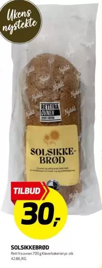 SOLSIKKEBRØD