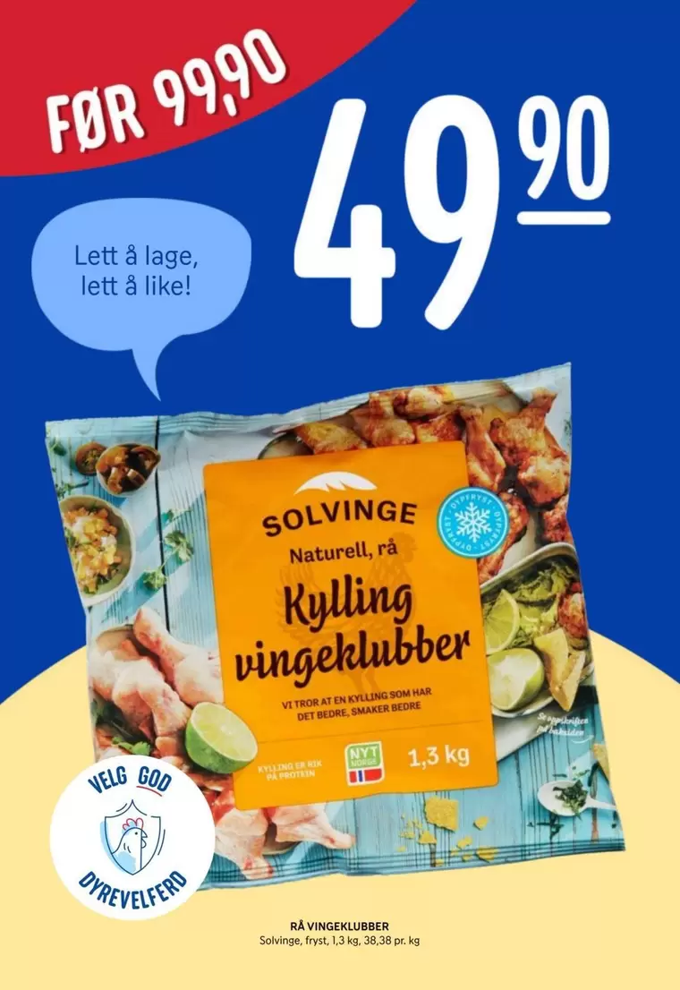 At - Kylling vingeklubber