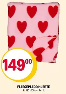 FLEECEPLEDD HJERTE