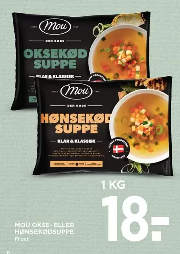 Frost - OKSE- ELLER HØNSEKØDSUPPE