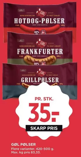 Gol - PØLSER