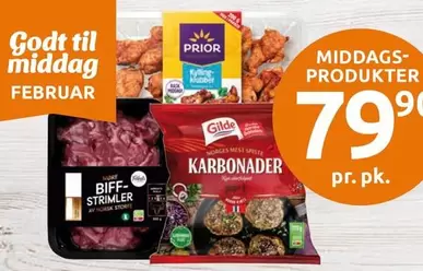 Norsk - KARBONADER, BIFF-STRIMLER