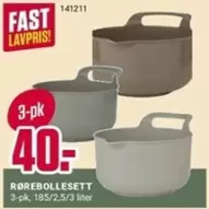 Fast - RØREBOLLESETT