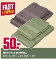 Fast - HÅNDKLE BOMULL