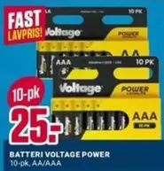 Fast - BATTERI VOLTAGE POWER