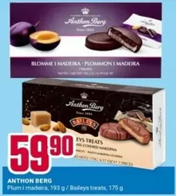 Madeira - Plum i madeira, Baileys treats