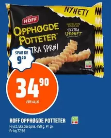 OPPHØGDE POTTETER